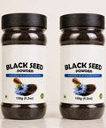 Black Seed Powder 2 pack, 2 x 150g jars of 100% pure Nigella Sativa, halal certified, non-GMO, gluten free