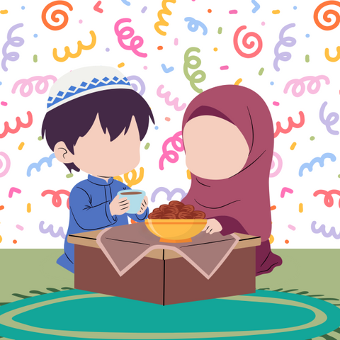 My First Book on Eid al-Fitr - inside page spread
