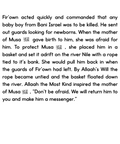 Musa 'alayhis salaam (Part 1) - inside page spread