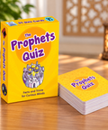 The Prophets Quiz card game box and card deck