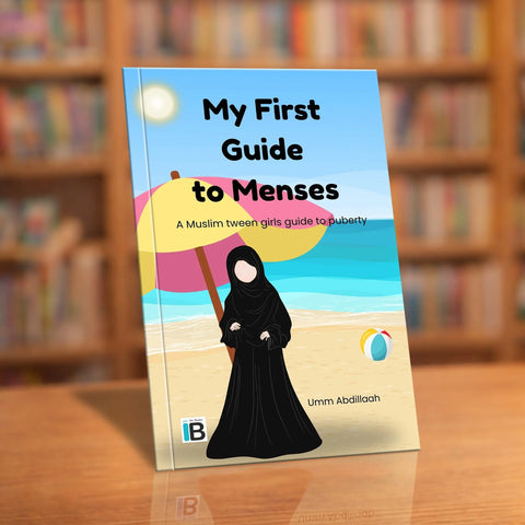 Book titled 'My First Guide to Menses' 