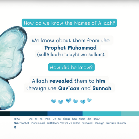 The Beautiful Names of Allaah - My First Books of Tawheed - House Of Salaf