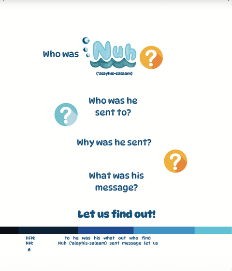 Prophet Nuh-I Am Learning About The Prophets! - House Of Salaf