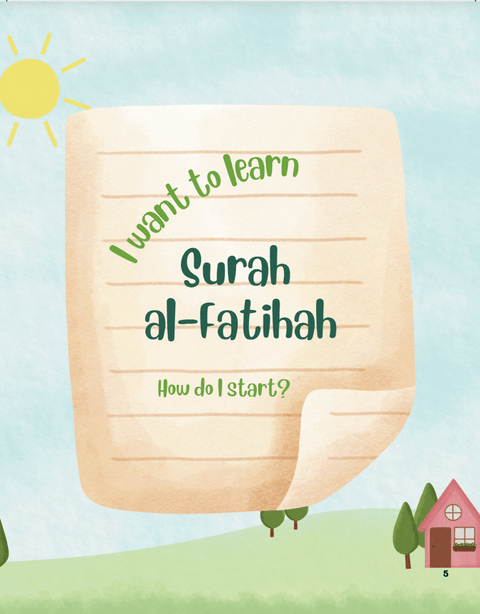 I Want to Learn al-Fatihah - Learning my 1st Short Surahs! (with transliteration) - House Of Salaf