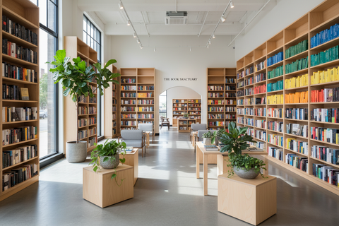 Modern bookstore